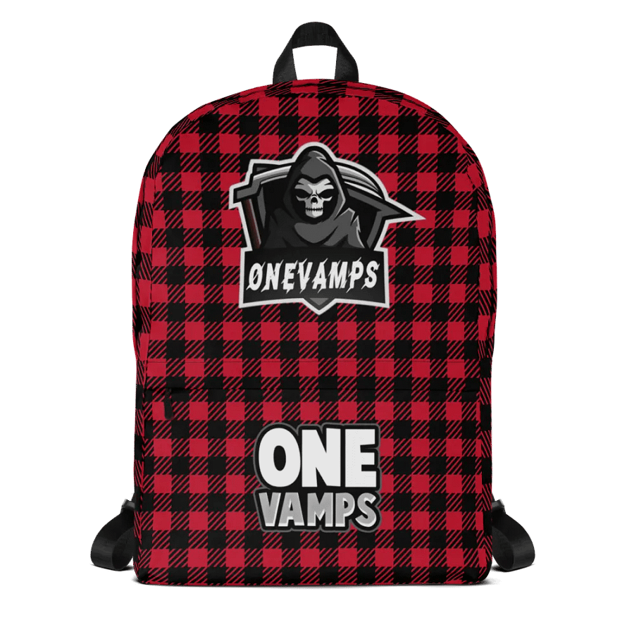 OneVamps Backpack Red Black color product image (1)