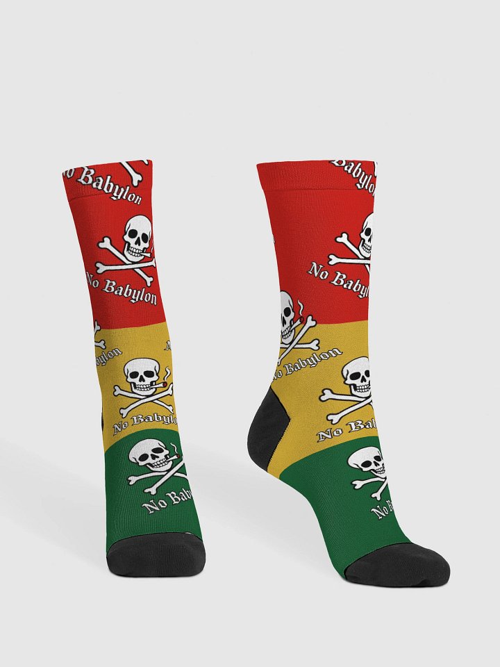 Rasta Socks – No Babylon Edition product image (2)