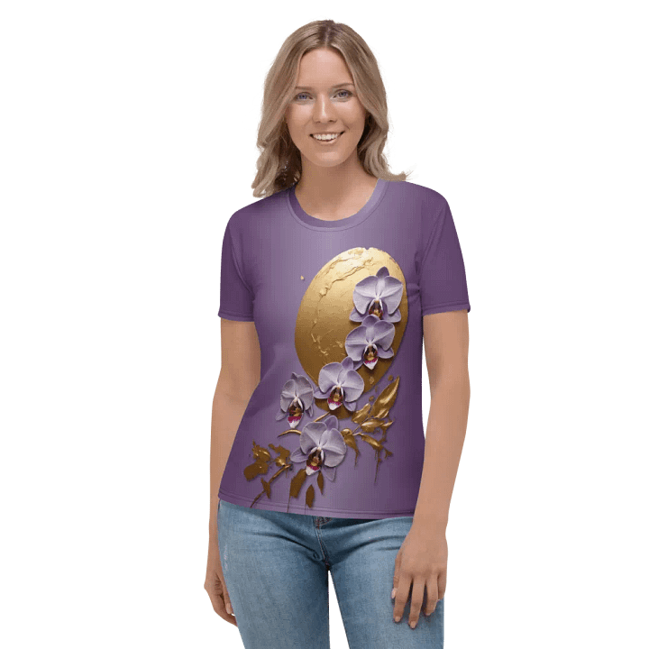 Floral Themed All Over Print T-shirt product image (2)