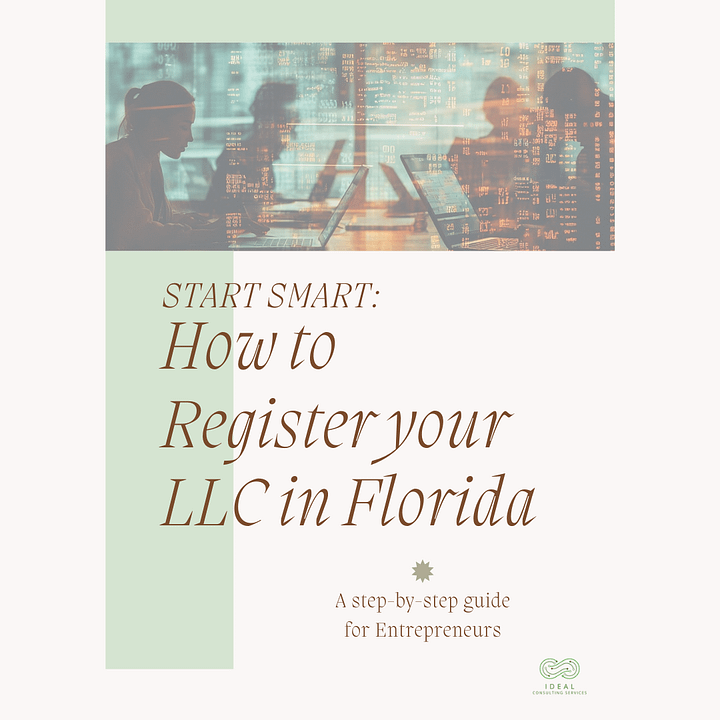 "How to Register your LLC in Florida" E-Book product image (1)