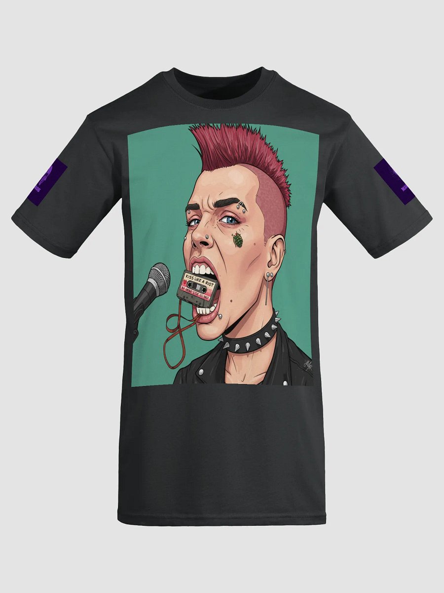 Mahoros Kiss Like a Riot T-shirt product image (40)