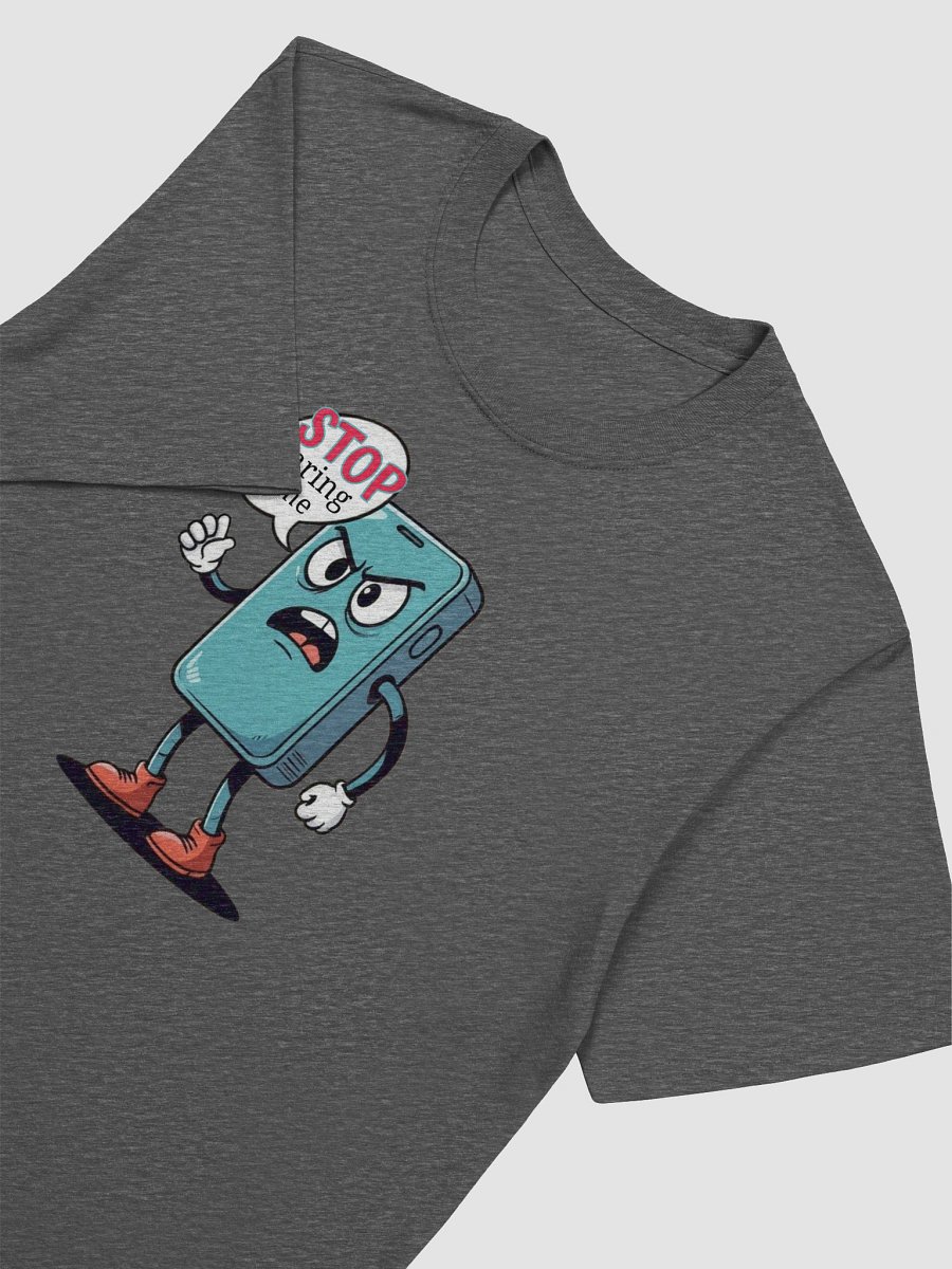 Cell Phone Saying Stop Staring At Me Funny T-Shirt product image (2)