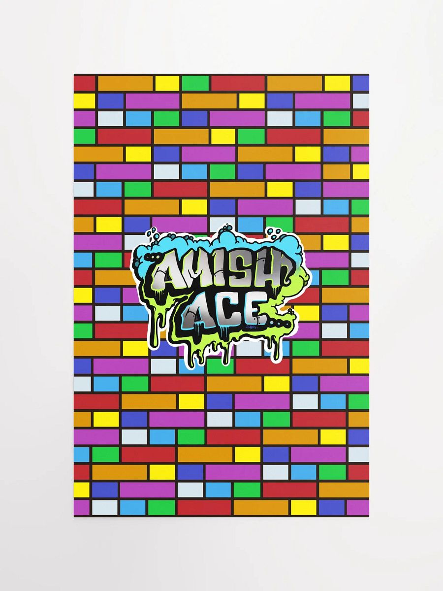 Amish Ace Graffiti Matte Paper Poster (12