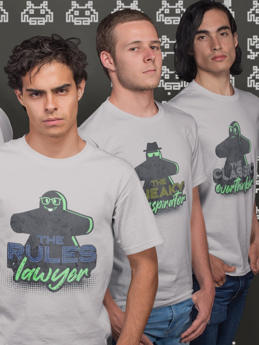 Board Gamer Personality Shirt, Board Game Night Group T-shirt, Classic Overthinker product image (3)