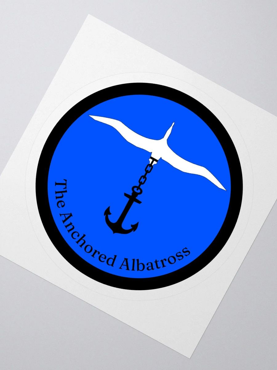 Anchored Albatross Kiss Cut Sticker product image (5)