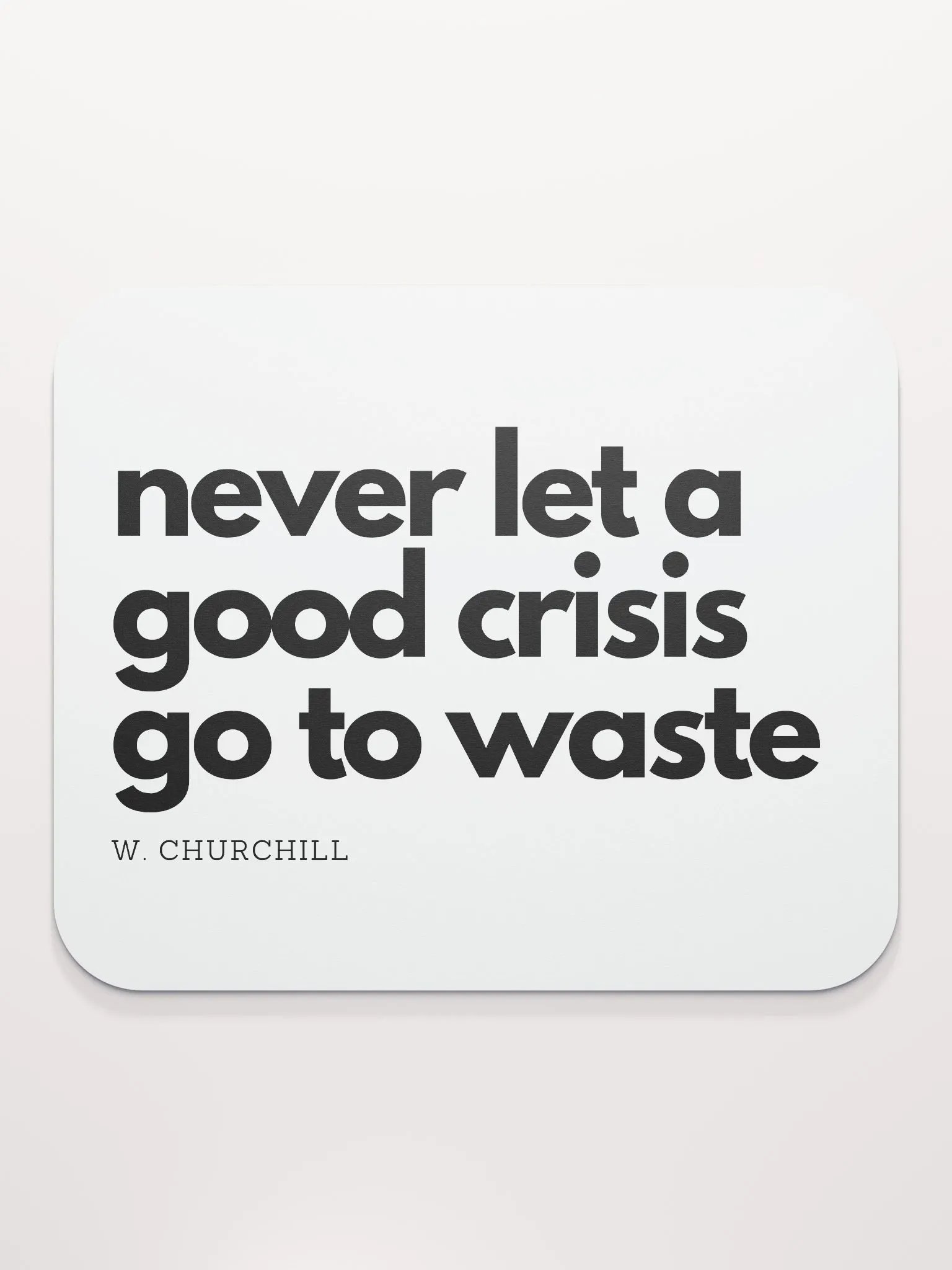 Winston Churchill Quote Mousepad product image (2)