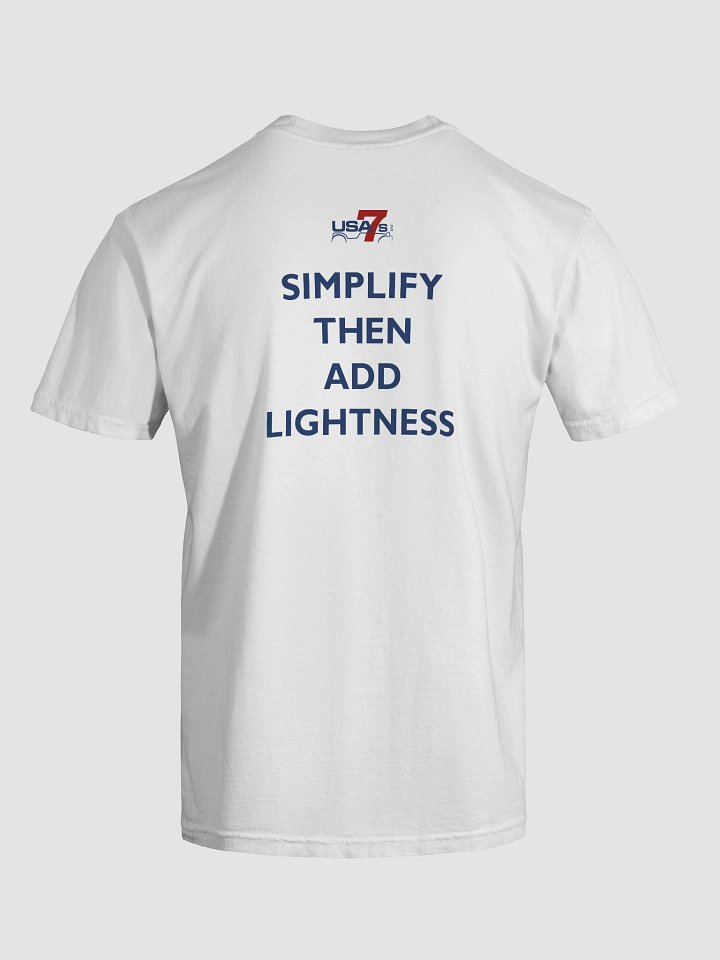 The Mantra T-shirt - Blue & Red Logo product image (1)