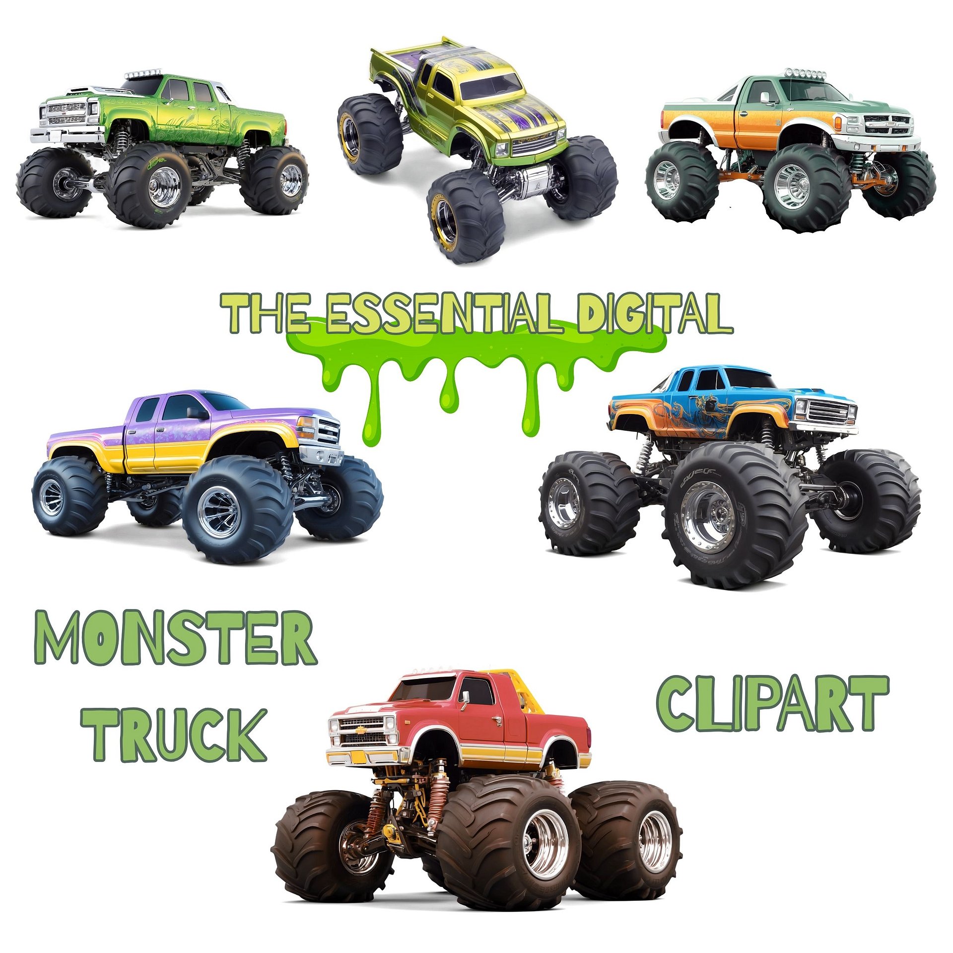 Monster Trucks Phase 2 PNG Clipart Images product image (3)