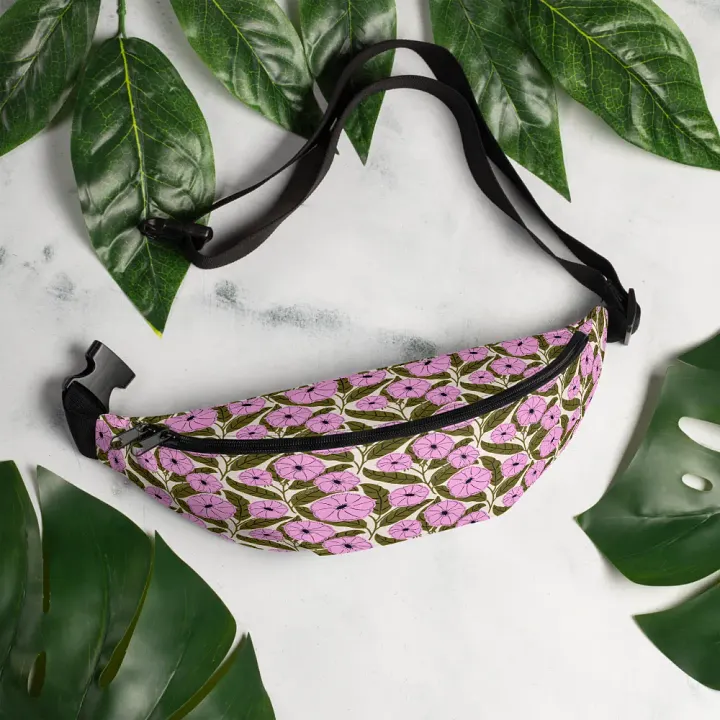 Dipladenia Dreams - Pink and Green - Fanny Pack product image (1)