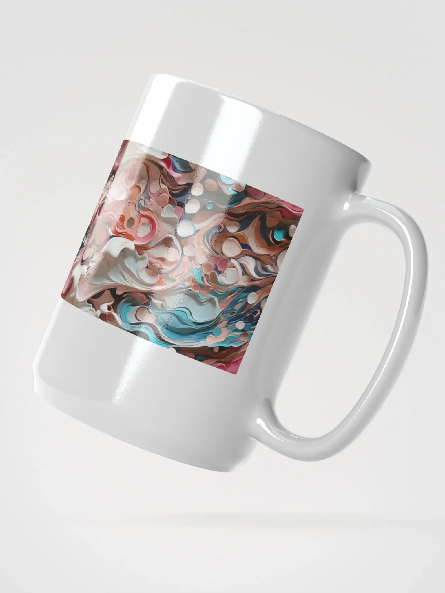 Molten Fluid Floral Mug product image (2)