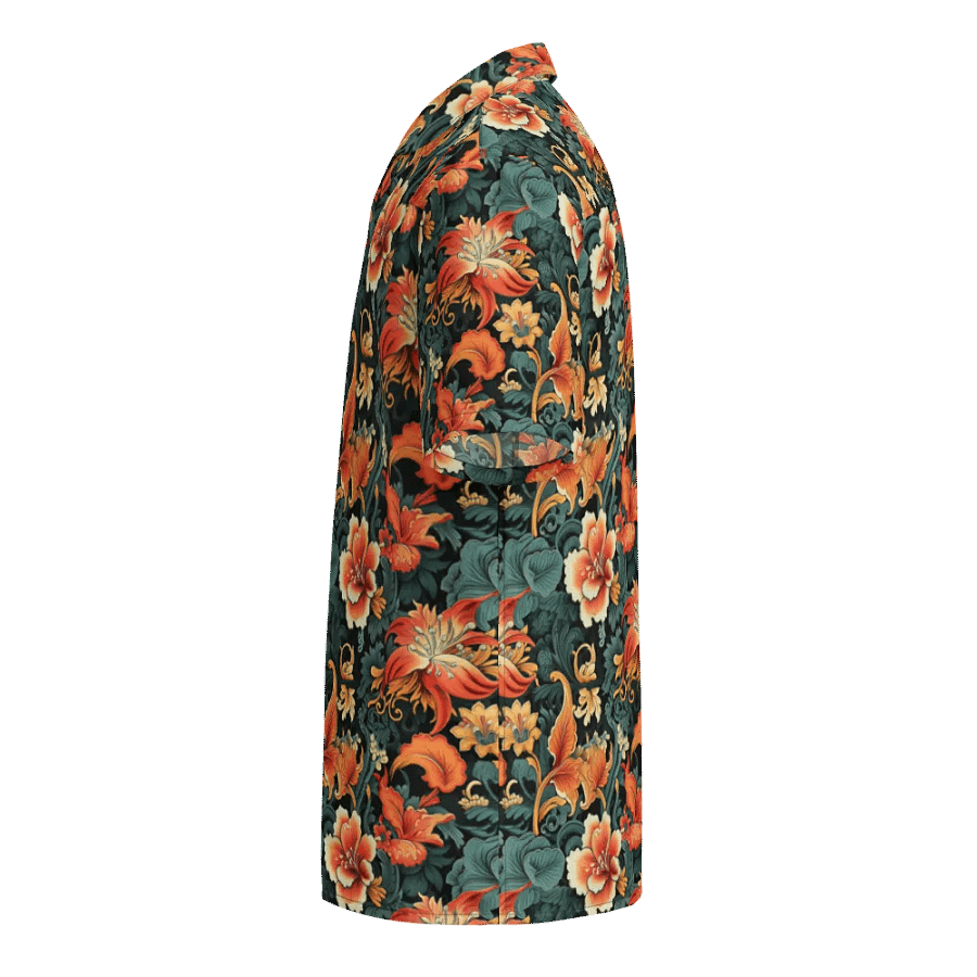 Sunset Flowers | Unisex Hawaiian Shirt product image (7)