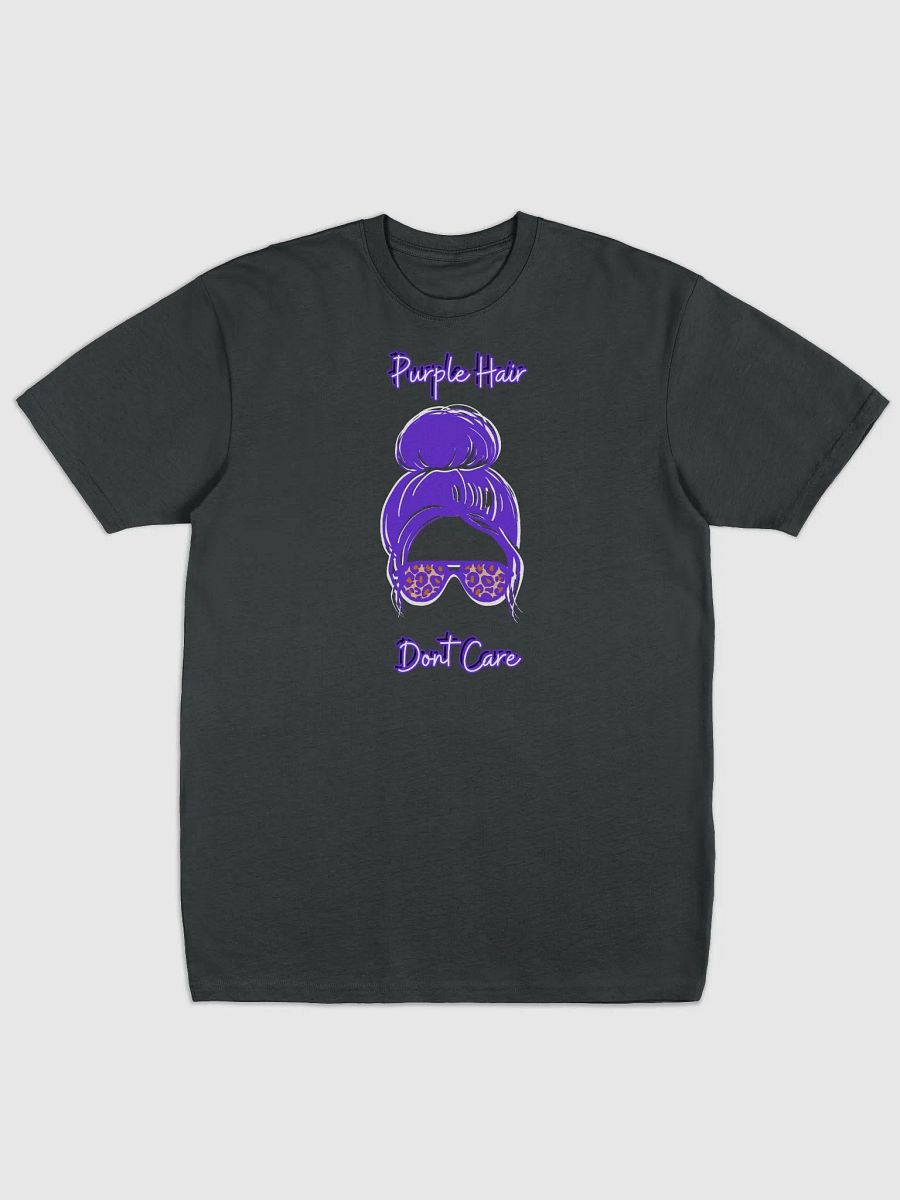 Purple Hair Don't Care Sunglasses Tee product image (1)