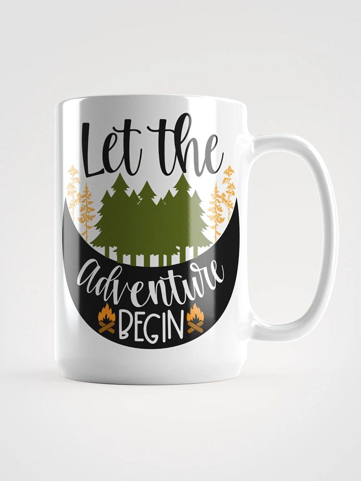 Adventure Begins White Coffee Mug product image (1)