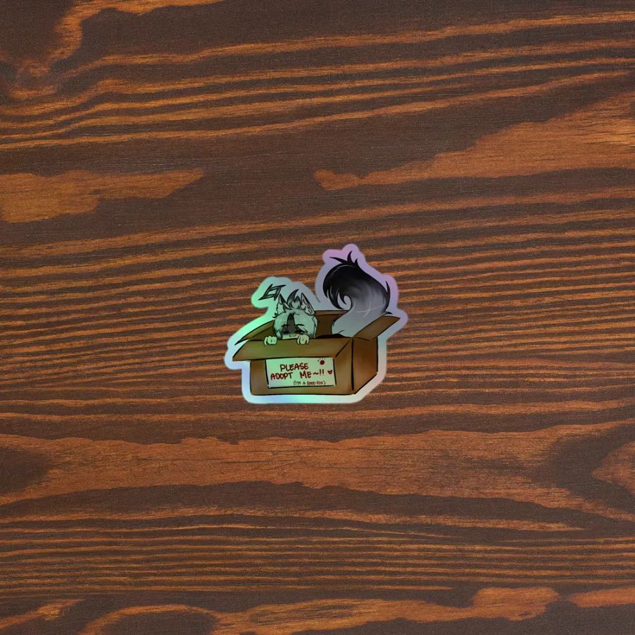 Fox in a Box Holographic Sticker Set product image (5)
