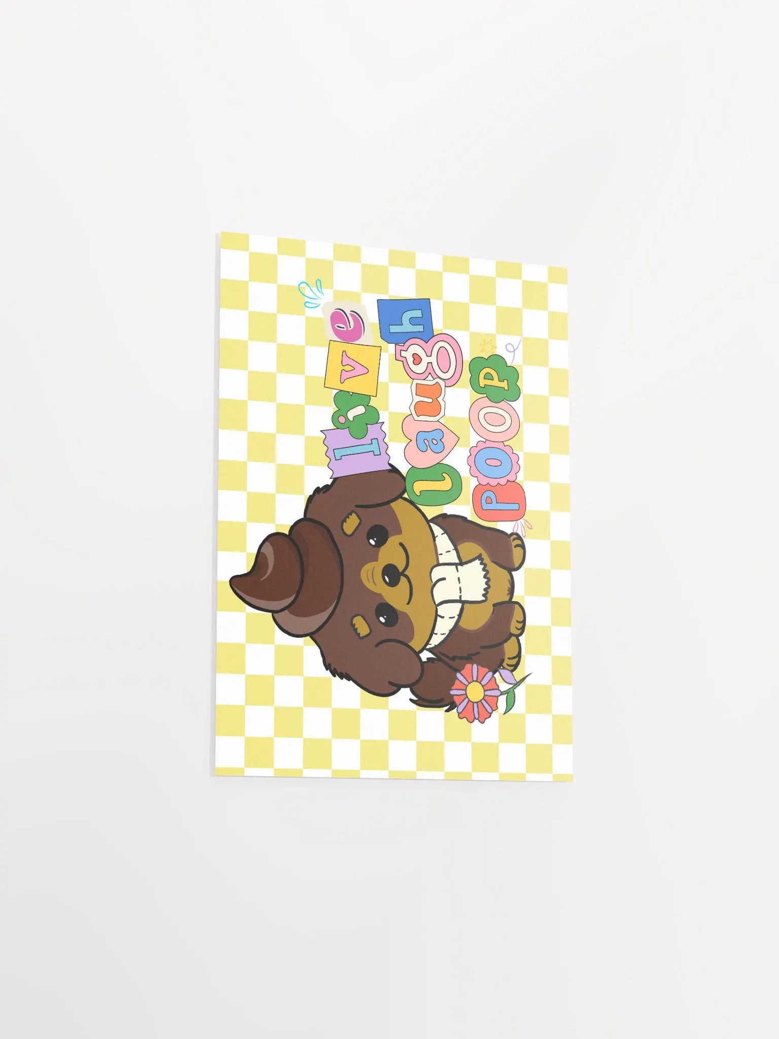 Live Laugh Poop Mini Poster product image (7)