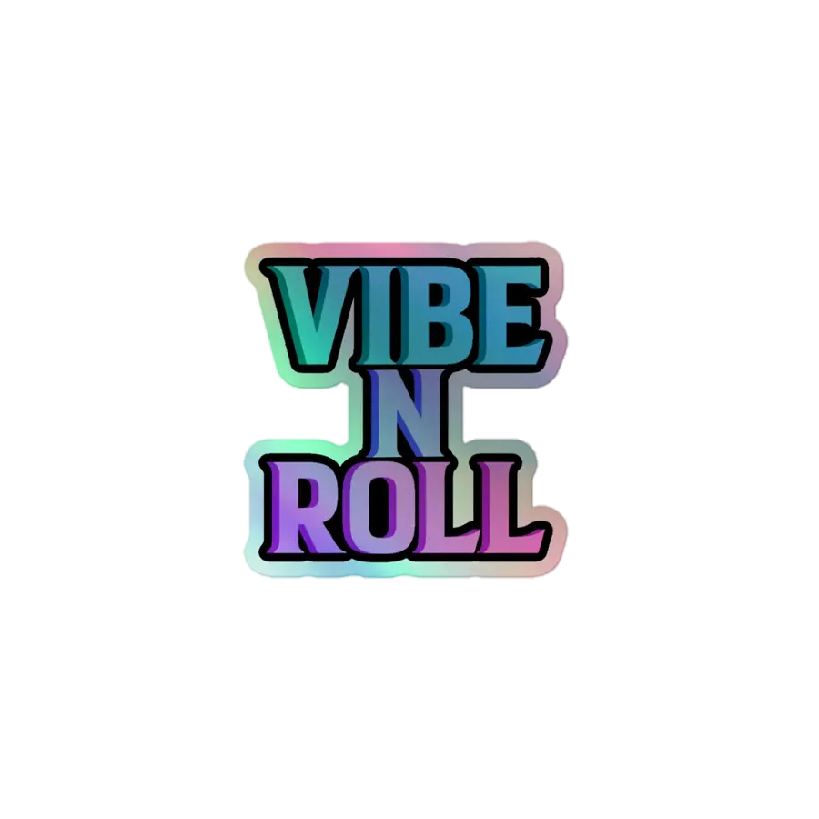 Vibe n Roll Holographic Sticker product image (1)