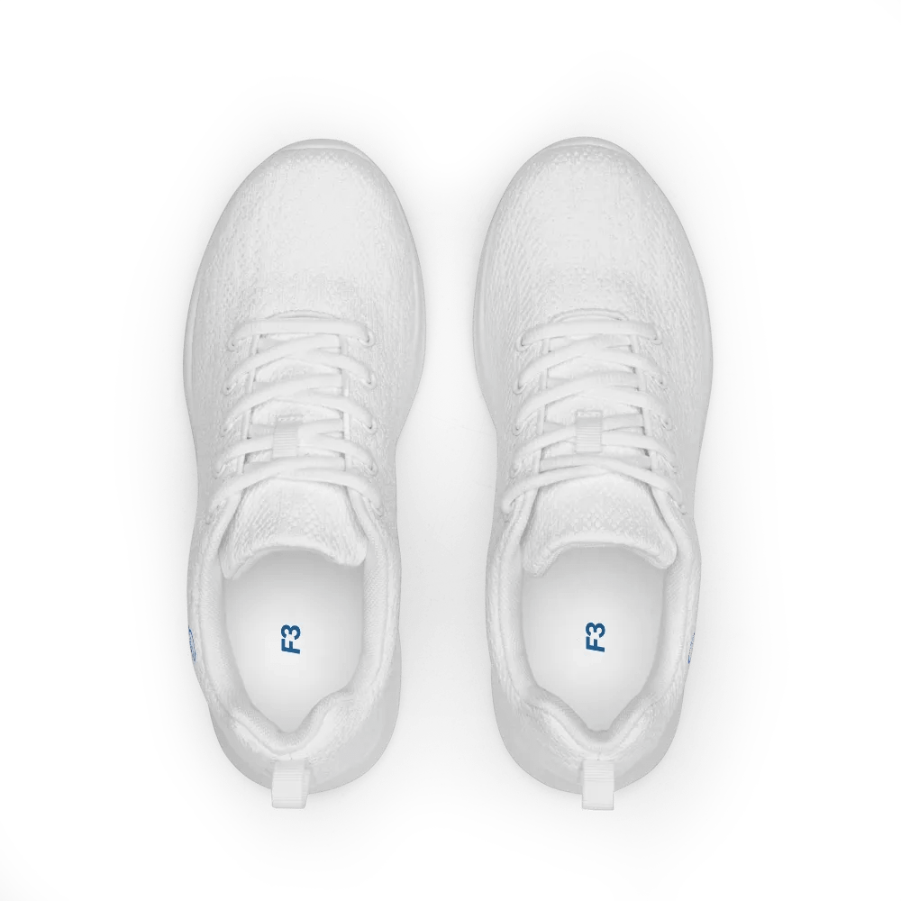 F3 Horse Logo Women's Athletic Shoes (White) product image (2)