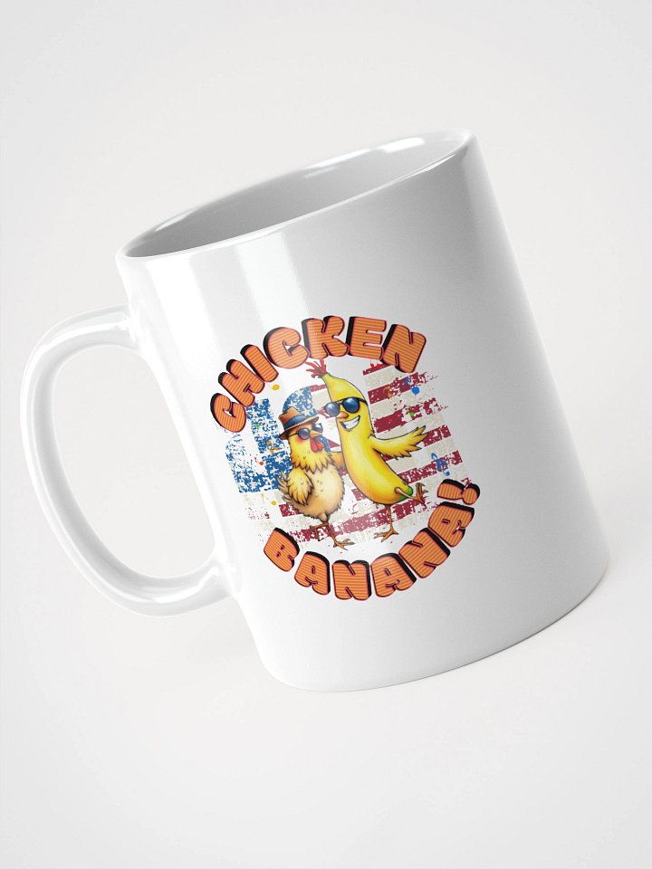 Chicken Banana USA Flag Sunglasses Mug product image (2)