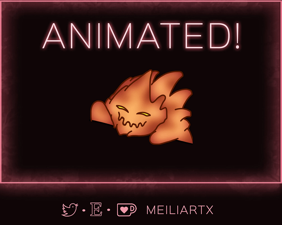 ANIMATED EMOTE Chibi Malphite Bongo Tap product image (1)