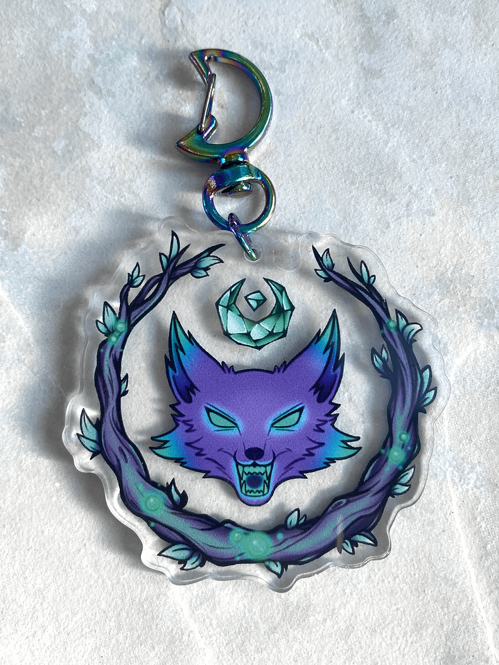 Fox Den Acrylic Keychain product image (2)