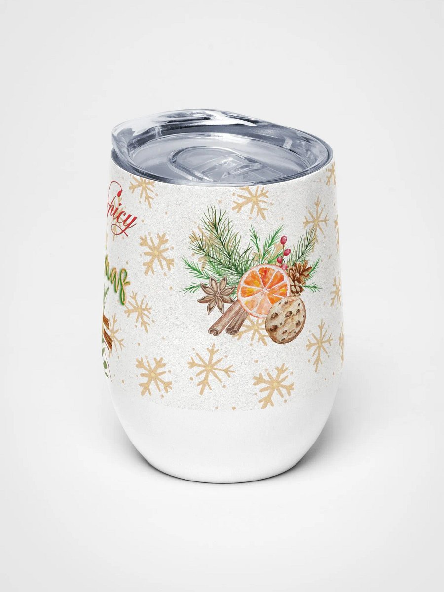 Spicy Christmas Wine Tumbler for moms dads friends colleagues product image (5)