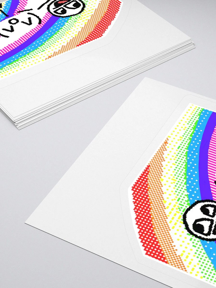 Nom Nom and Derp DOUBLE RAINBOW! (STICKER) product image (14)