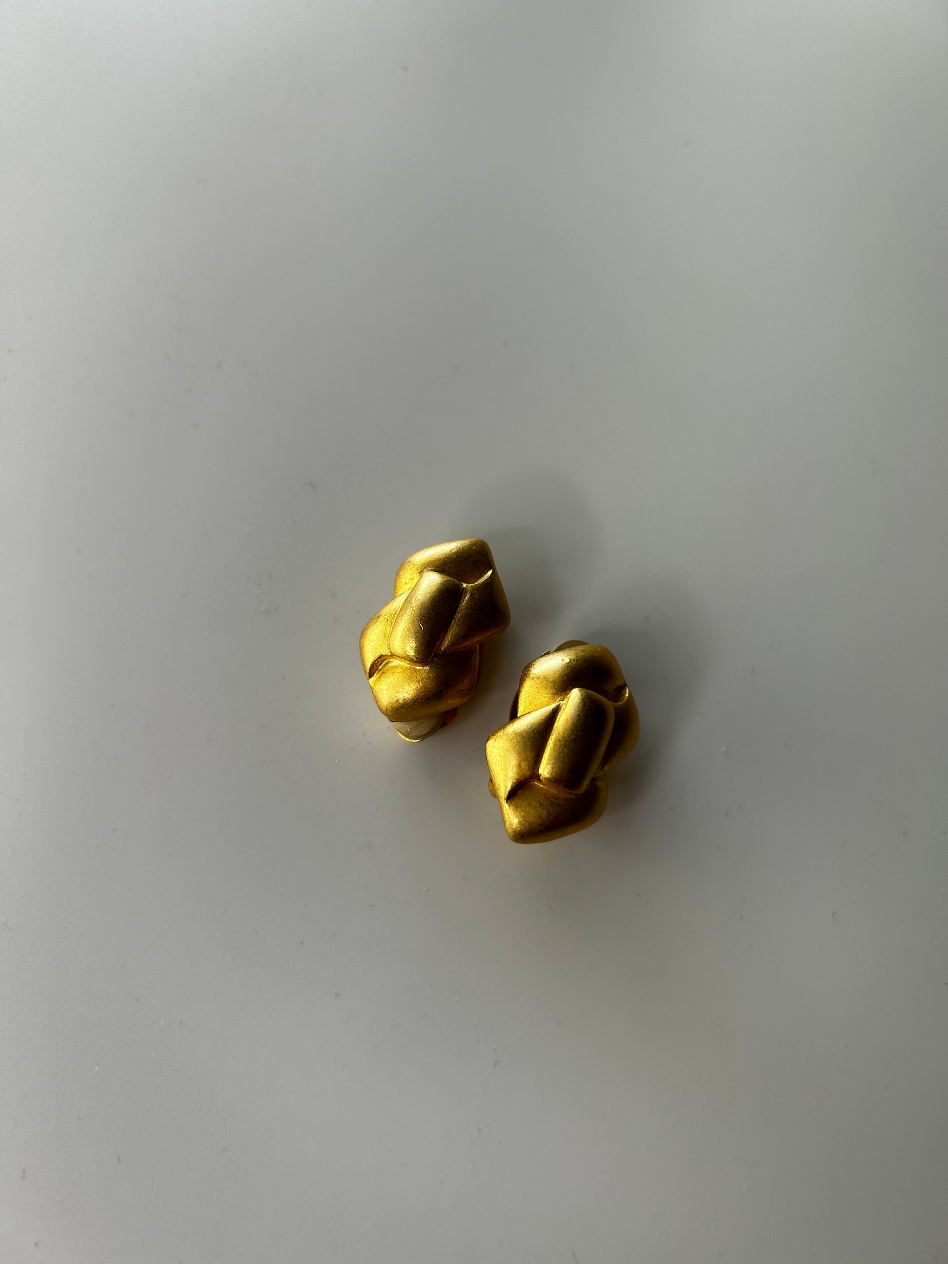 Vintage Givenchy Gold Tone Clip On Earrings product image (3)