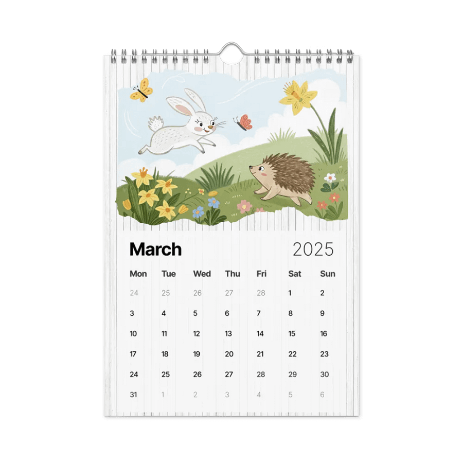 ADORABLE ANIMALS WALL CALENDAR 2025 product image (9)