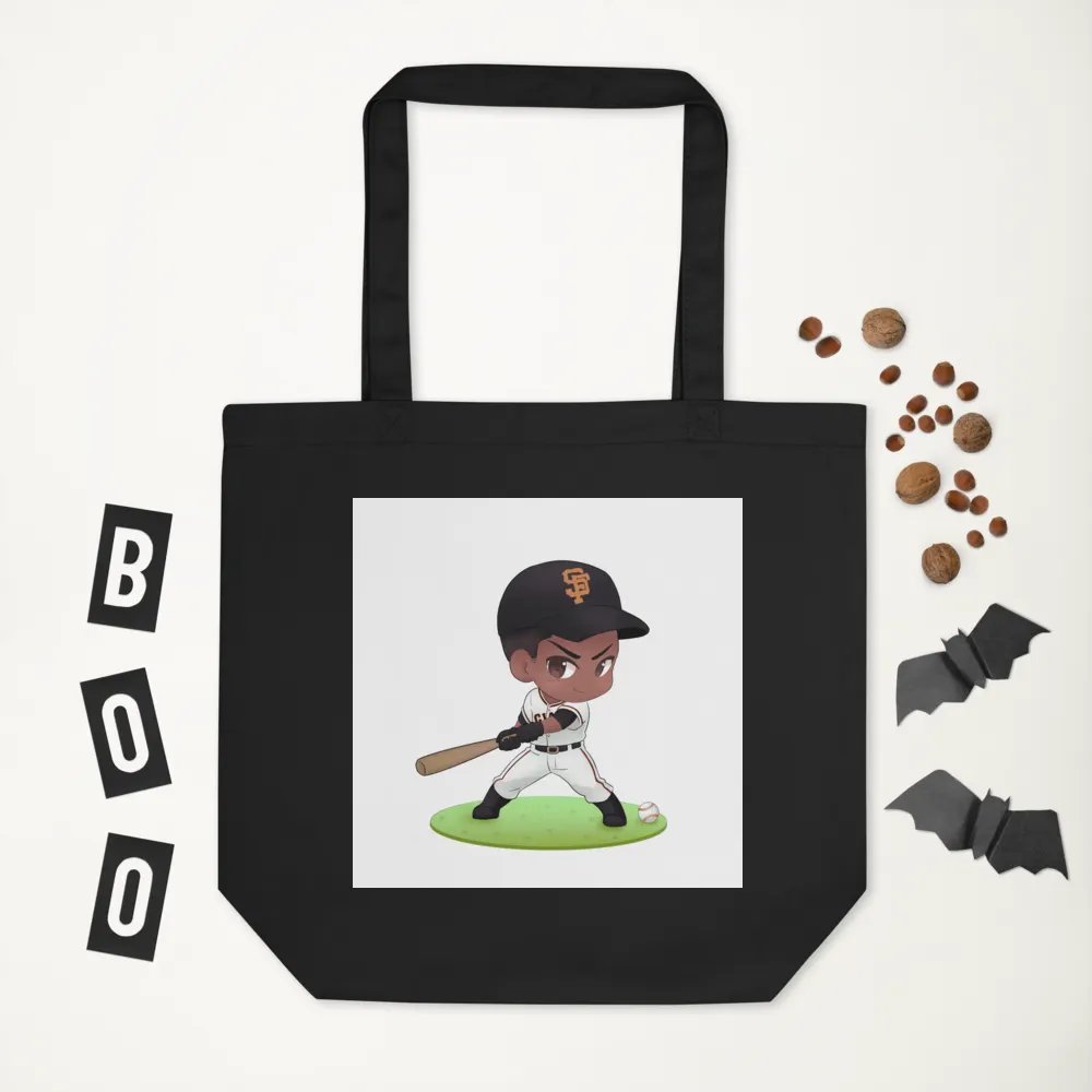 Chibi Willie Mays Eco Tote Bag product image (6)