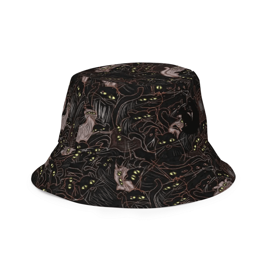 Abstract and Black Cats Bucket Hat product image (4)