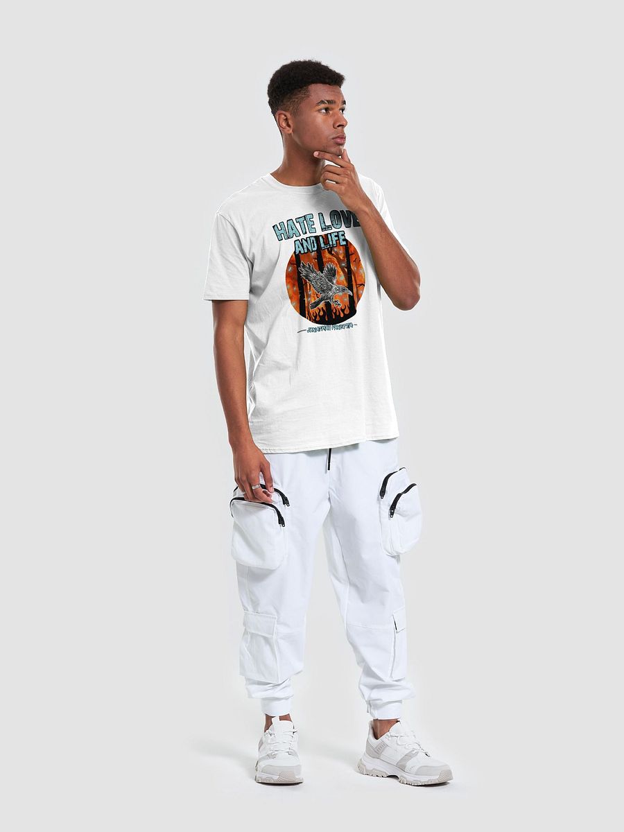 Hate Love and Life White T Shirt product image (5)