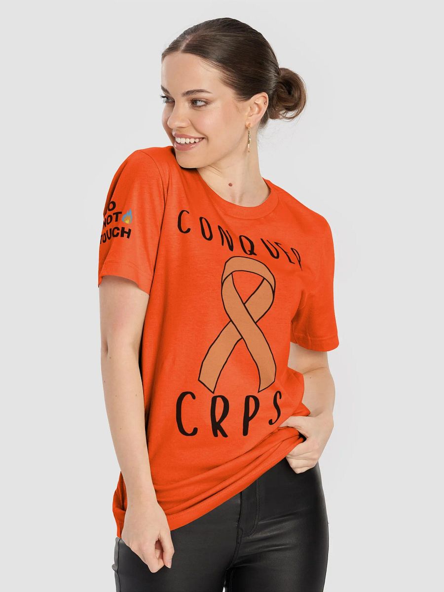 LIMITED EDITION- Classic Conquer CRPS Do Not Touch RIGHT Arm 'Supersoft' Orange T-Shirt product image (8)