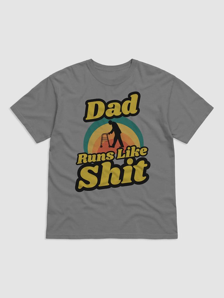 Vintage Dad Runs Like Shit T-Shirt product image (3)
