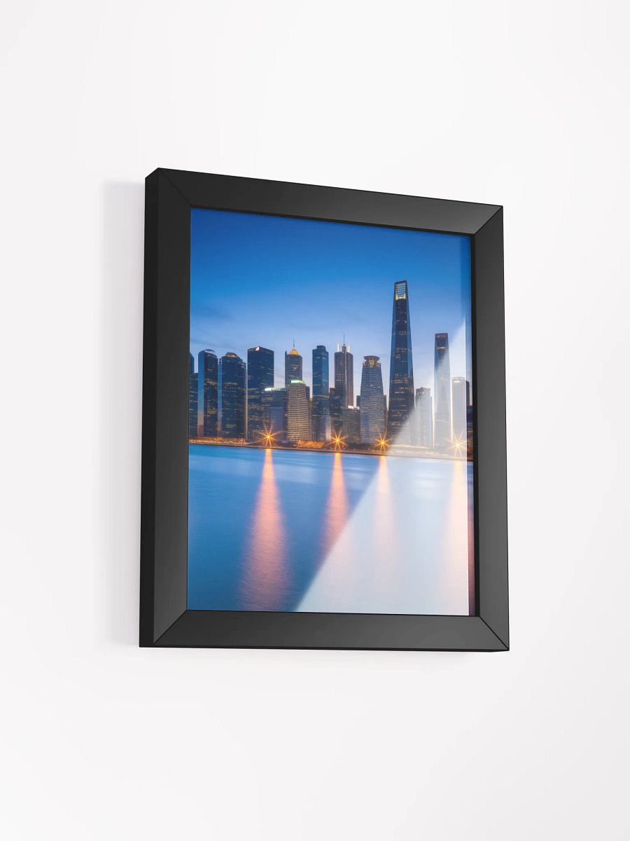 Twilight City Reflections Framed Poster product image (3)