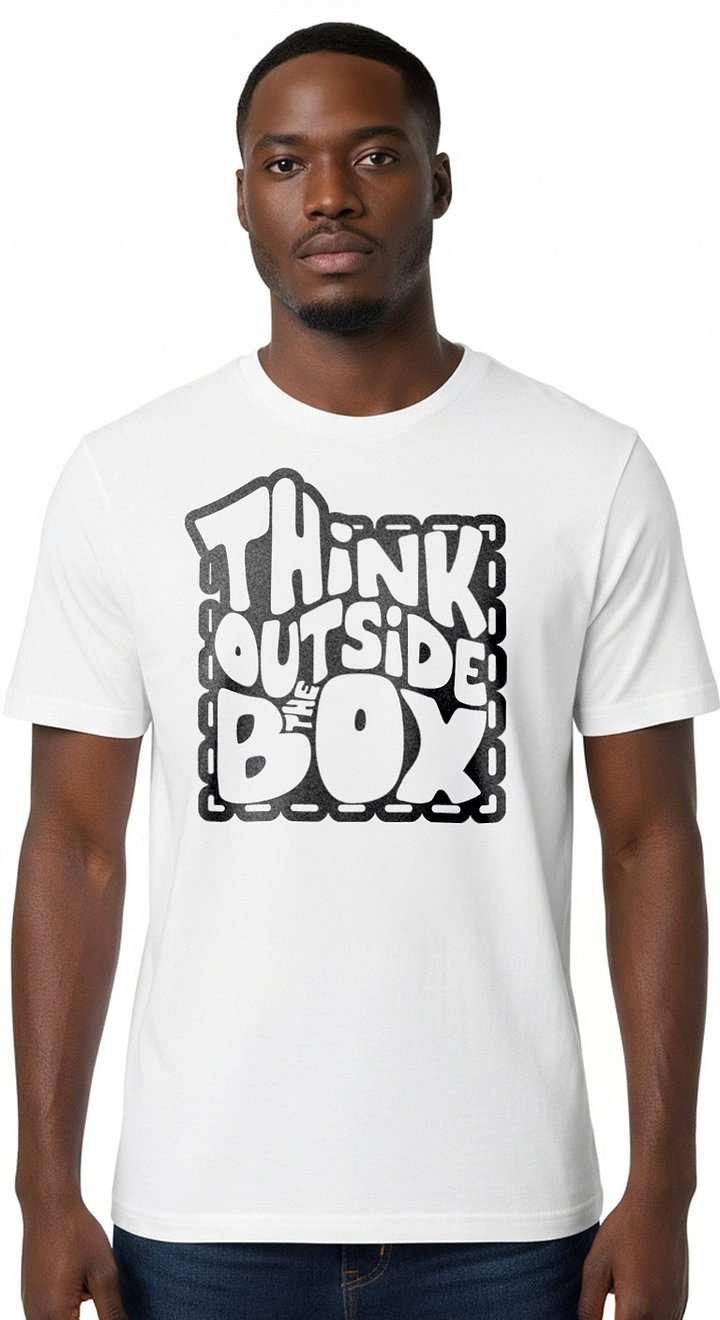Outside the Box Minimalist Art Tee product image (1)