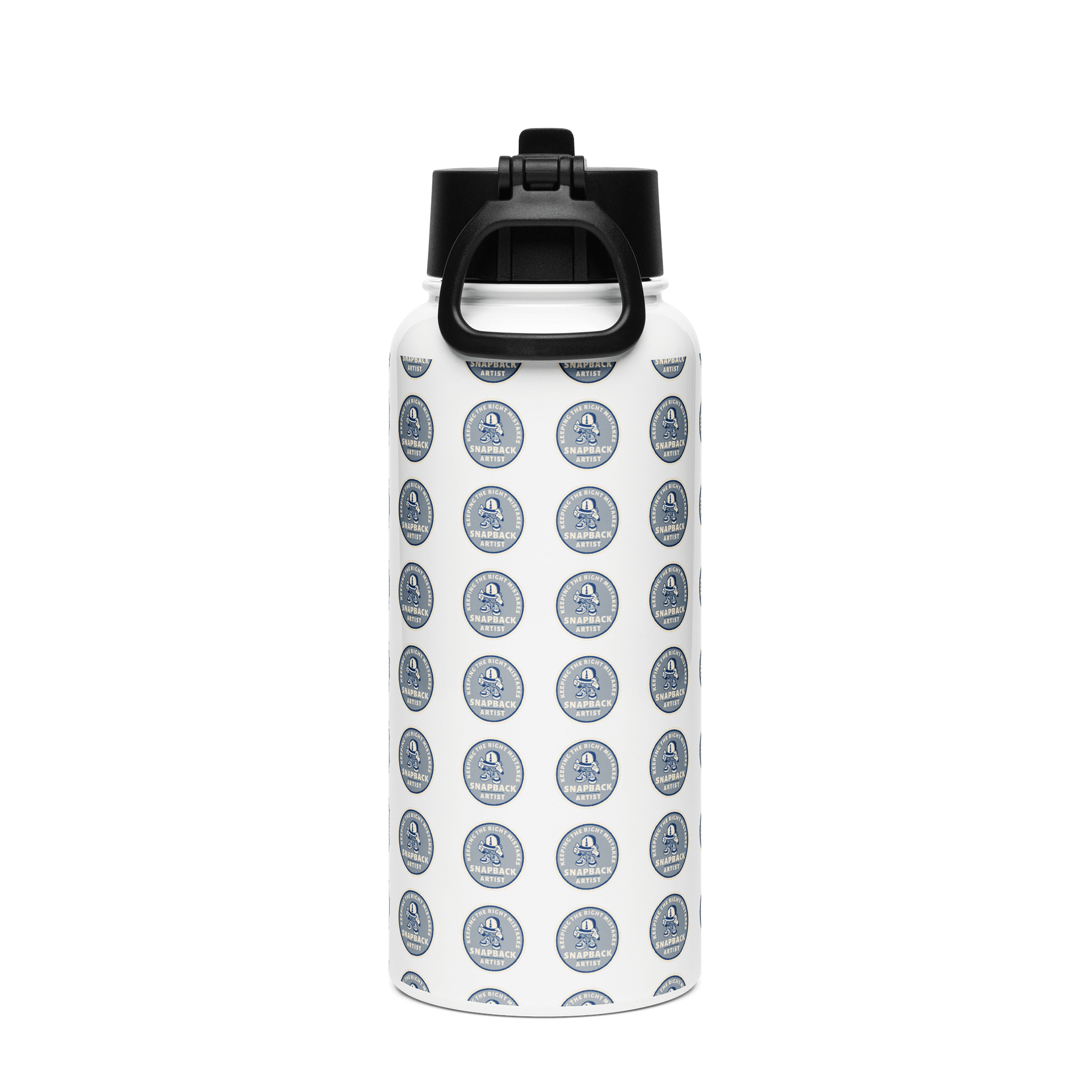 SnapBack Hydrate Grid Stainless Steel Water Bottle product image (2)