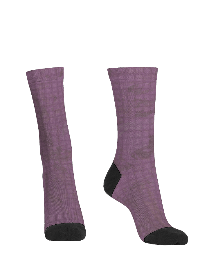 Light Plum EcoChic Crew: Premium Sustainable Socks product image (2)