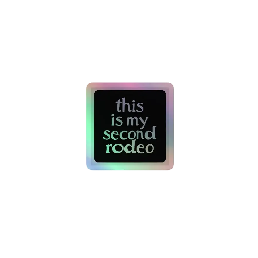 Second Rodeo Holographic Sticker Set product image (1)