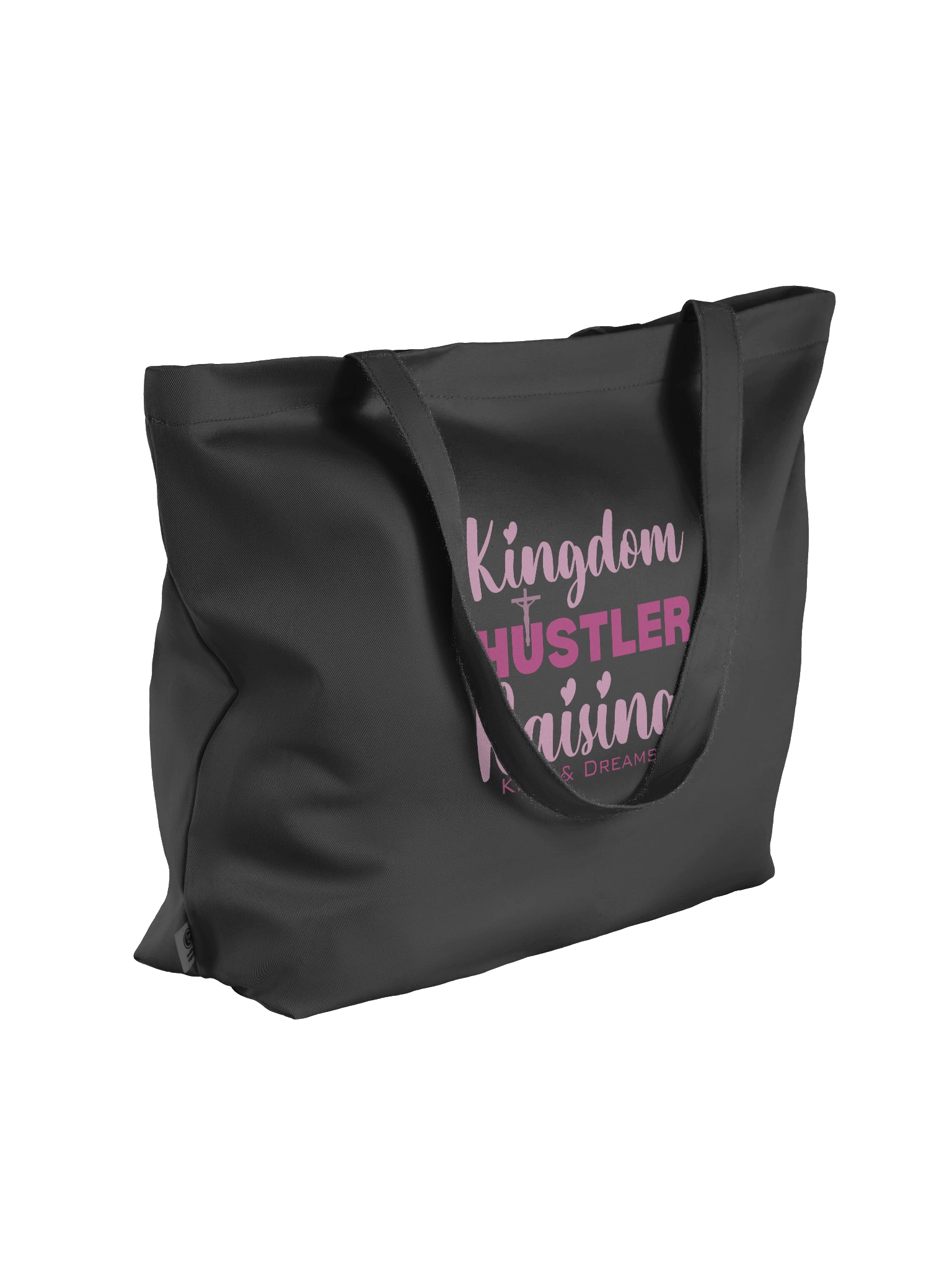 Kingdom Hustler, Raising Kids & Dreams Tote Bag | Faith-Filled Mom Christian Tote | Inspirational Mom Gift product image (4)