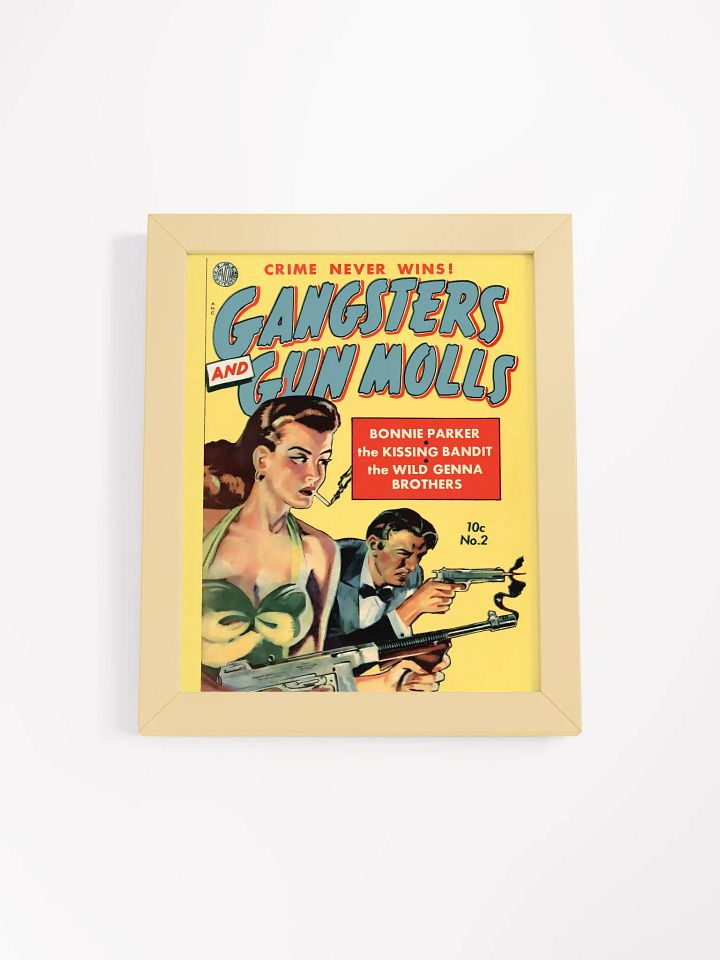 Vintage Crime Comic Framed Poster product image (2)