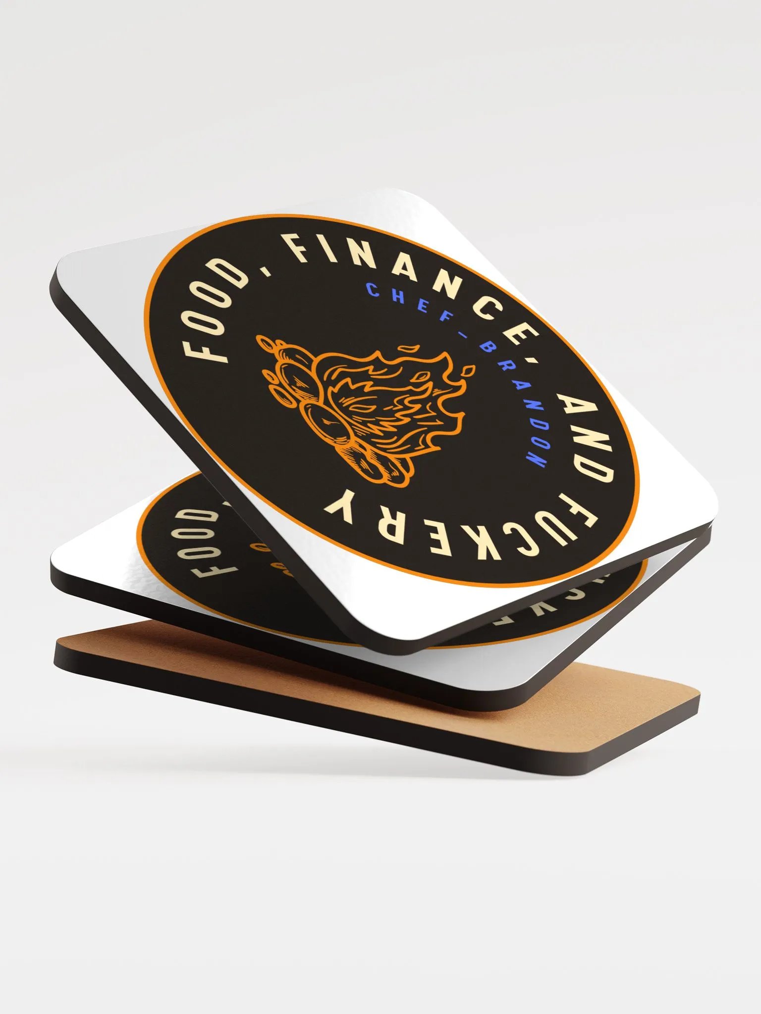 Food Finance and Fuckery Coaster product image (4)