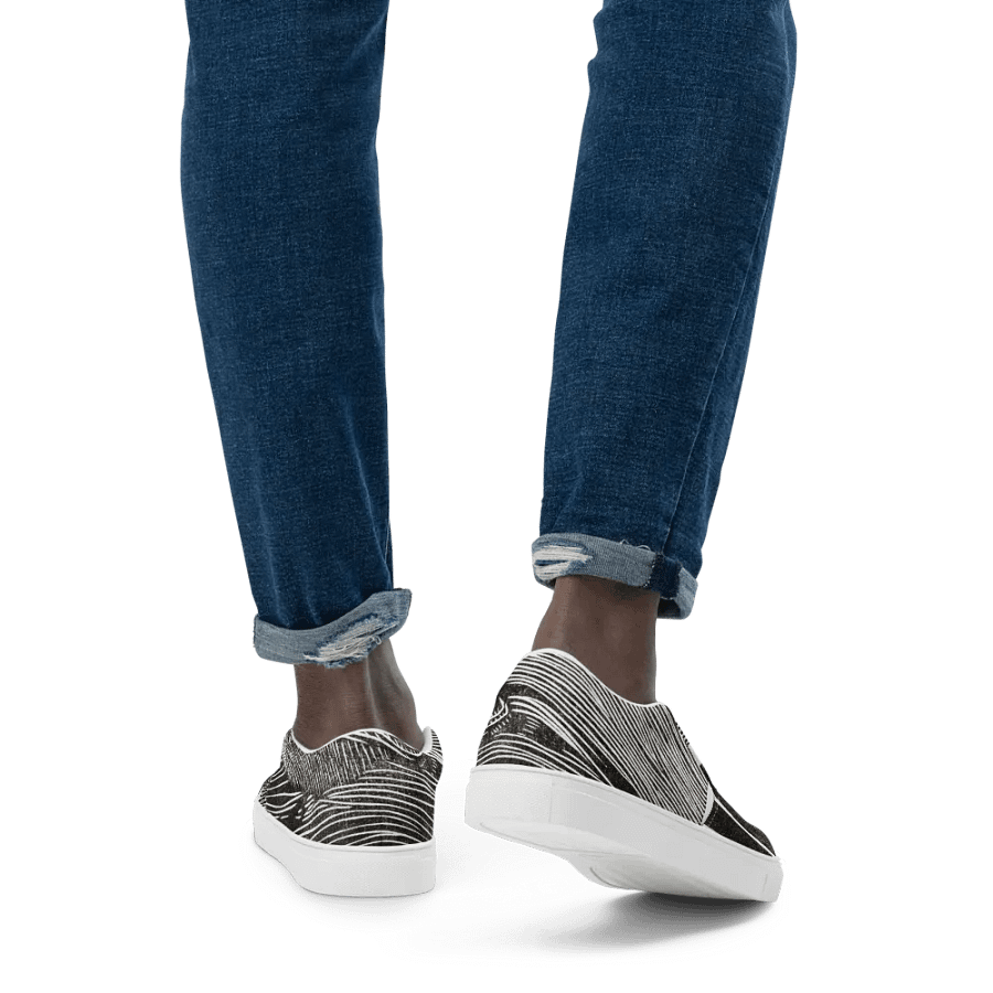 Premium Black Men's Slip-On Shoes n. 17 product image (6)