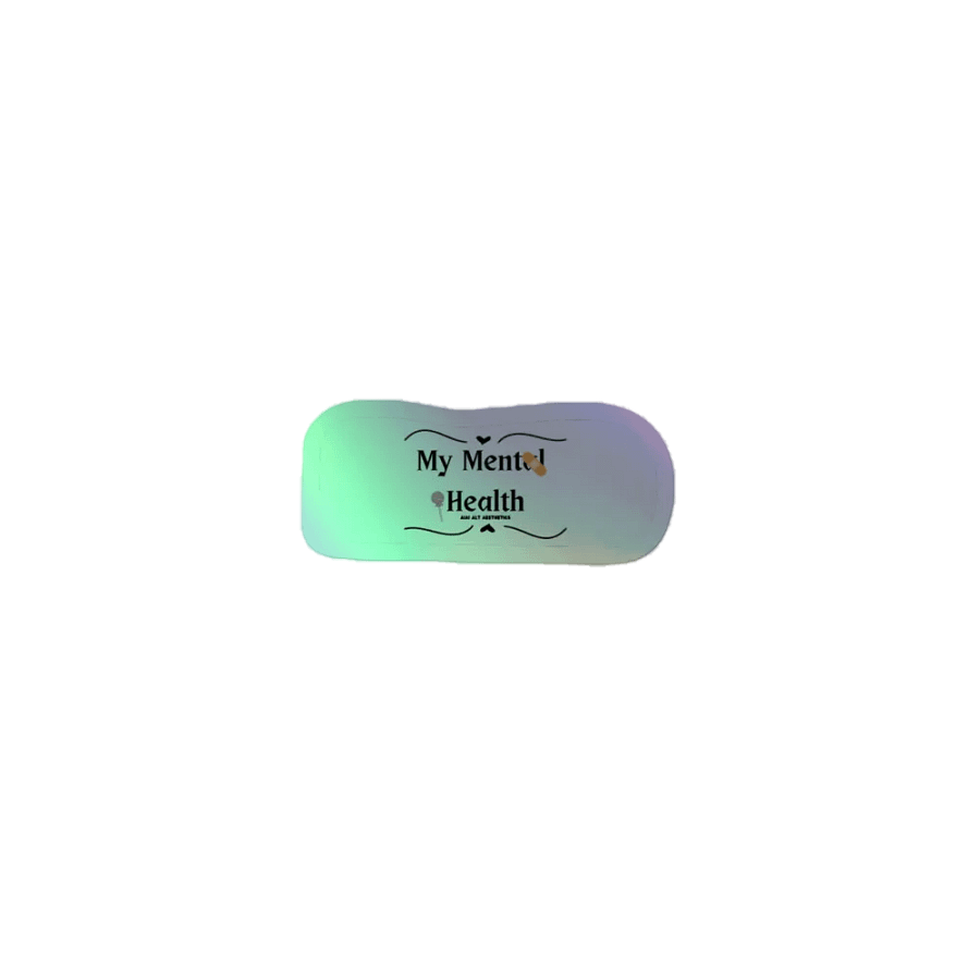Healing Holographic Mental Health Sticker Set product image (5)