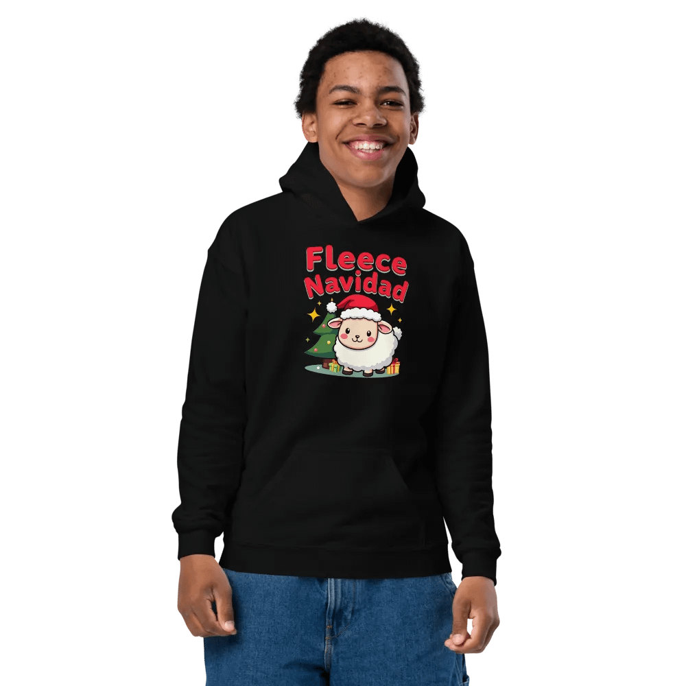Fleece Navidad Youth Hoodie product image (5)