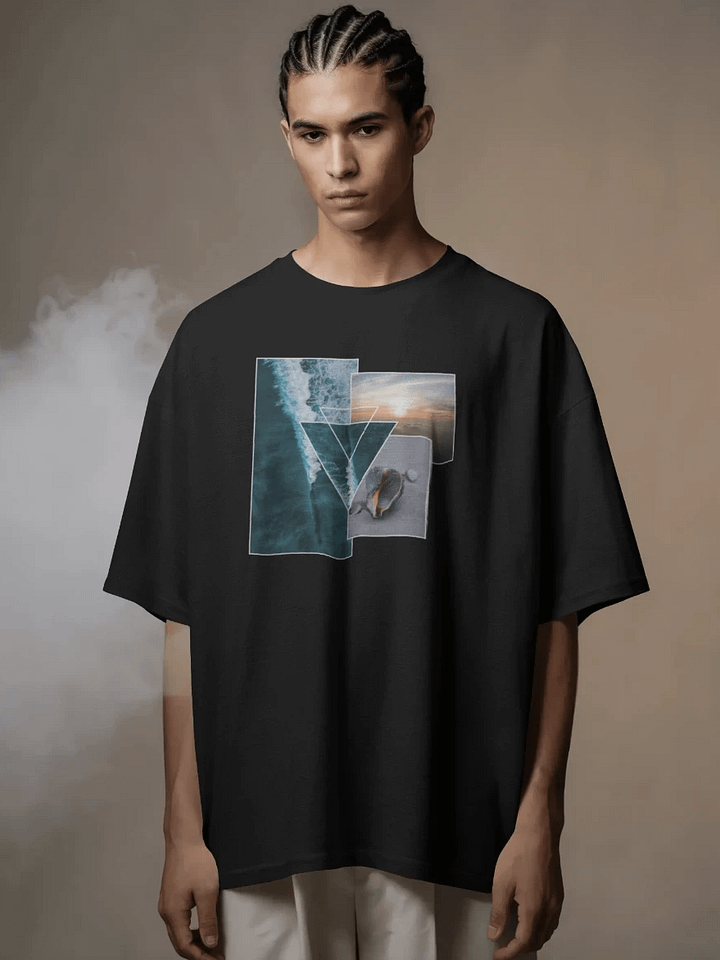 “Beach Vibes” Relaxed Fit Oversized Tee product image (2)