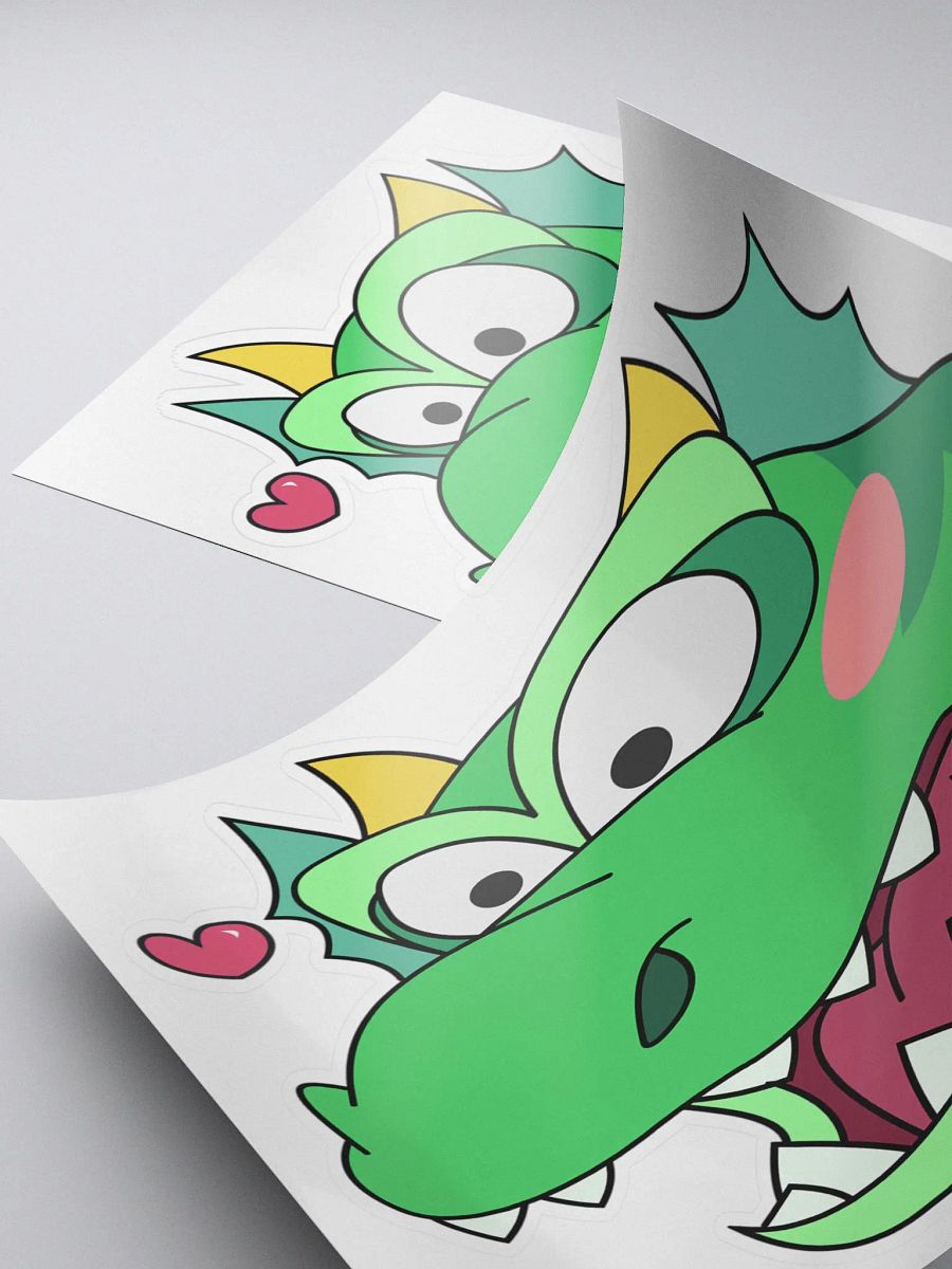 Love Dragon Green Sticker product image (4)