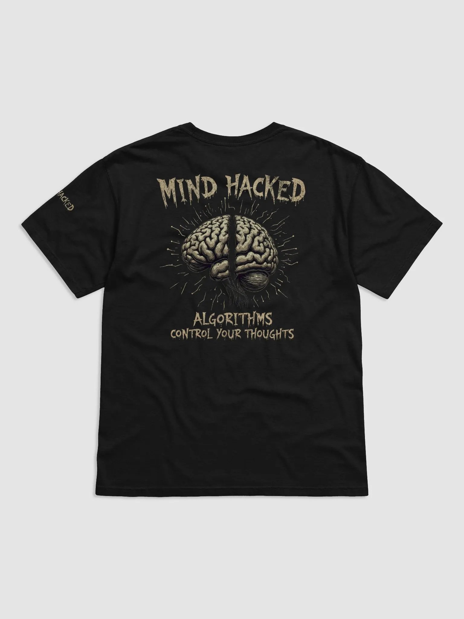 Mind Hacked - Algorithms Control Your Thoughts Double-Sided Design product image (2)