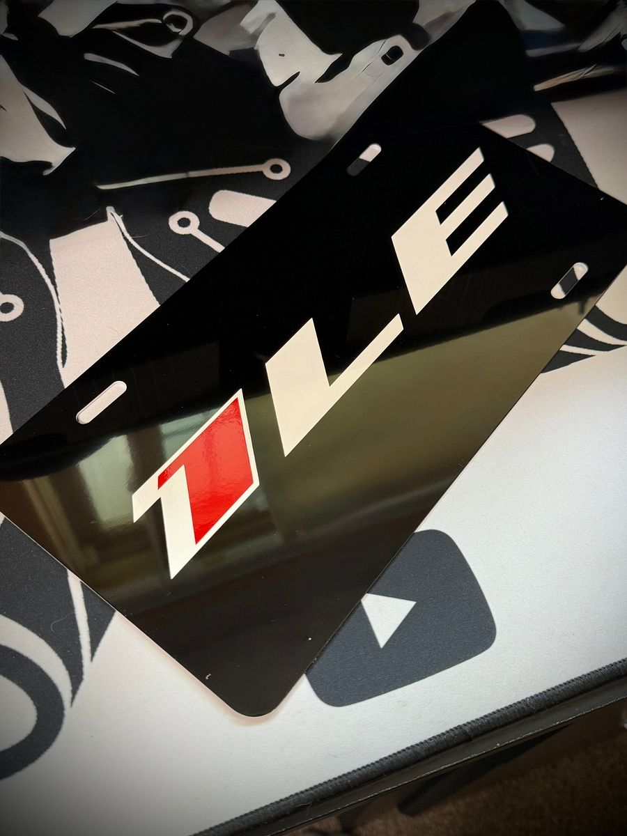 Track & Show Vanity Plate // 1LE & ZL1 product image (2)