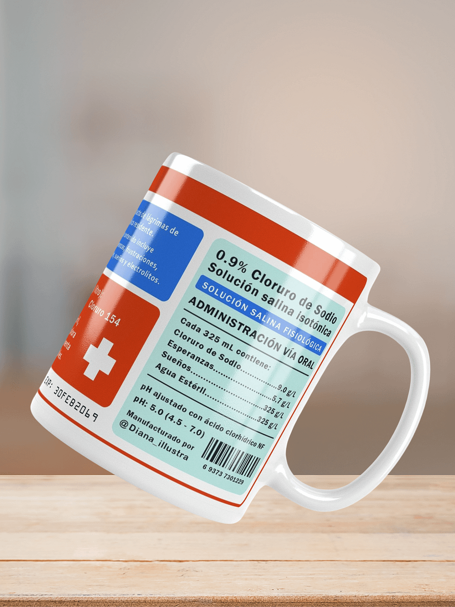 "Lágrimas de médico residente" (SPANISH) Ceramic mug product image (7)