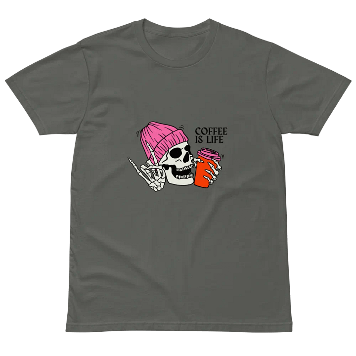 Grinning Skull Beanie Tee product image (4)